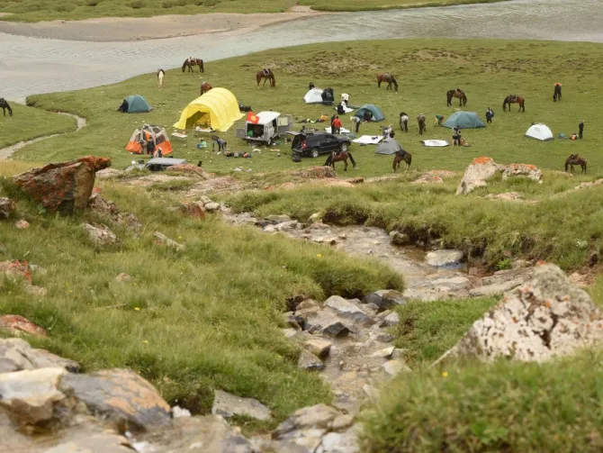 Two-Pass Horse Trekking in Kyrgyzstan, Tien Shan Mountains